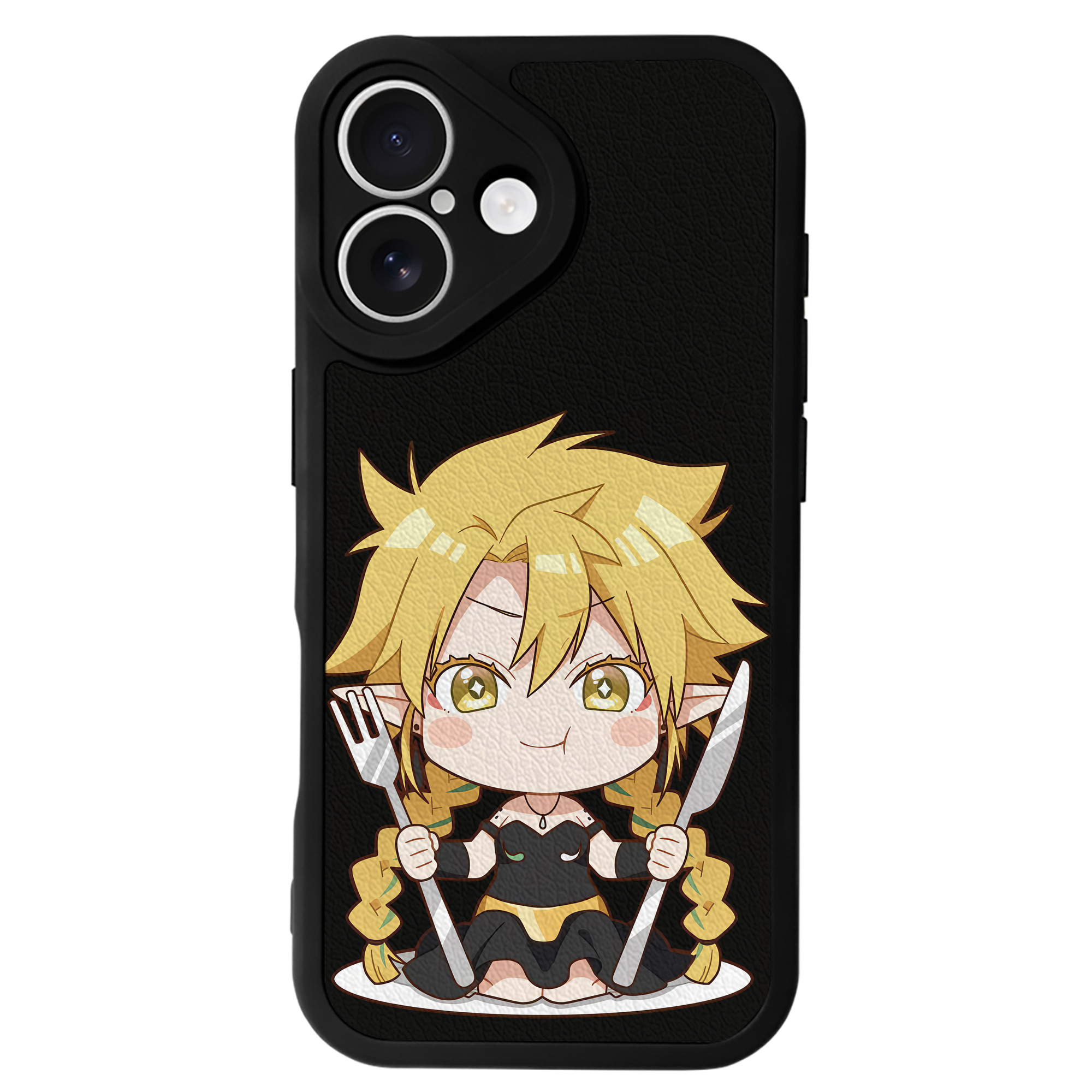 （画像用） 転スラ Regarding Reincarnated to Slime 【iPhone 16シリーズ対応】シリコンスマホケース（レザー調） 材質：シリコン